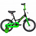 Велосипед Novatrack Strike 14" (2020) 143STRIKE.BKG20 black/green