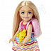 Кукла Barbie Дорожный набор Челси со щенком (HJY17)