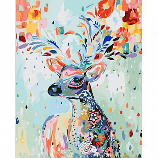 Картина по номерам Picasso Цветочный олень PC4050316