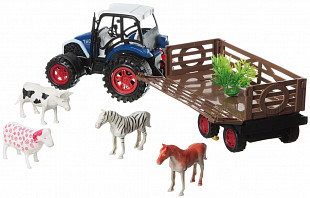 Инерционная машина Shenzhen Toys Трактор фермерский 1018-17 red