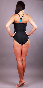 Купальник женский Aqua Sphere Clover black/turquoise