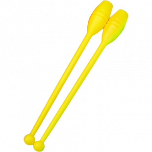 Булавы для художественной гимнастики 45 см Yellow У904