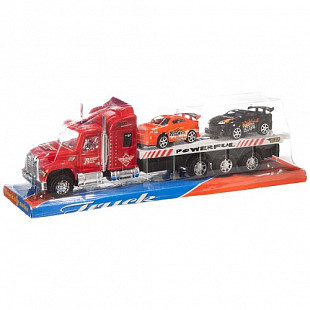 Инерционная машина Shenzhen Toys Автовоз с 2 машинами 666-88