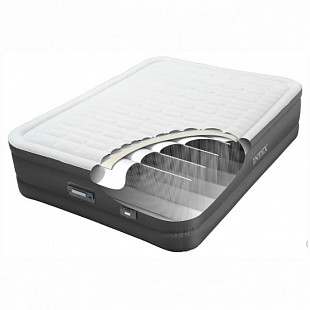 Надувная кровать Intex Queen Premaire Elevated bed со встроенным насосом 64486
