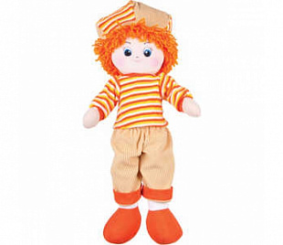 Мягкая игрушка Gulliver Кукла-мальчик в оранжевой кофточке 30-11BAC3500