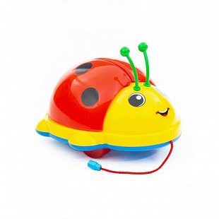 Игрушка Полесье Каталка на шнурке Божья Коровка 7888