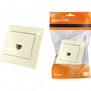 Розетка компьютерная Tdm RJ45 SQ1815-0116