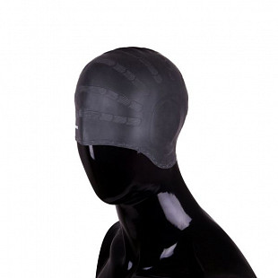 Шапочка для плавания Alpha Caprice с ушами SCU black