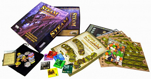 Настольная игра Hobby World Steam. Железнодорожный магнат 1305