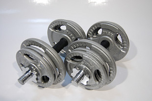 Набор гантелей металлических Хаммертон Atlas Sport 2x11,5 кг