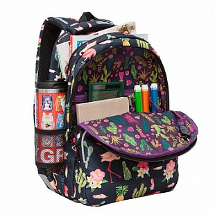 Рюкзак школьный GRIZZLY RG-060-4 /1 flamingo