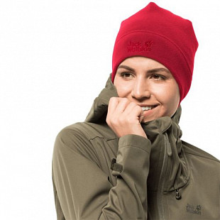 Шапка Jack Wolfskin Real Stuff red lacque