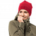 Шапка Jack Wolfskin Real Stuff red lacque