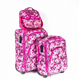Чемодан средний Polar Р8319 21" pink
