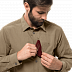 Рубашка мужская Jack Wolfskin Lakeside Roll-Up Shirt M sand dune