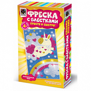 Фреска с блестками Fantazer Волшебный мир FN-407152