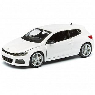 Коллекционная машина Bburago 1:24 Volkswagen Scirocco R (18-21060) white