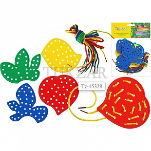 Набор Tukzar пластиковых шнуровок Листья 8 штук TZ 15328