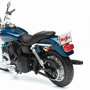 Модель мотоцикла Maisto 1:12 Harley Davidson Dyna Super Glide Sport 2004 (32321) синий