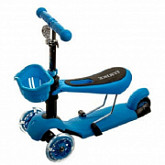 Самокат-беговел RS iTRIKE 3 в 1 blue