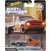 Машинка Hot Wheels Premium Fast & Furious 1967 Chevy Custom / Personnalisé C-10  (HNW46 JHW61)
