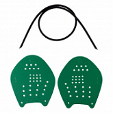 Лопатки для плавания LongSail Target green