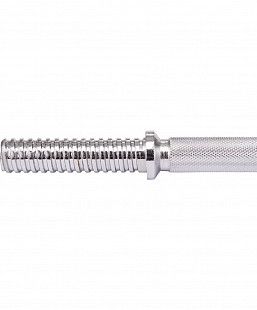 Гриф гантельный Starfit Core BB-107 хромированный 25 см 