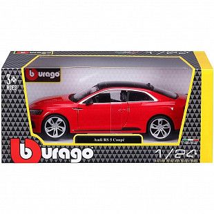 Машинка Bburago 1:24 Audi RS 5 Coupe (2019) (18-21090) red