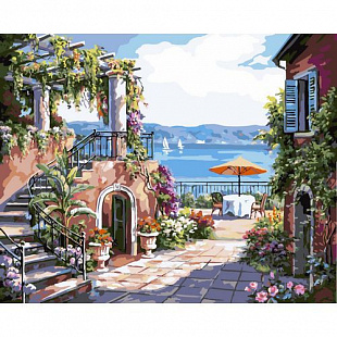 Картина по номерам Picasso Терраса у моря PC4050153