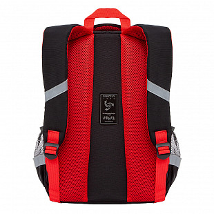 Рюкзак школьный GRIZZLY RB-157-3 /1 black/red