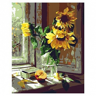 Картина по номерам Picasso Графин с подсолнухами PC4050241