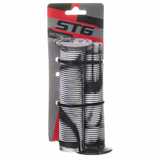 Грипсы STG 135 мм HL-G105B Х99087 white/black