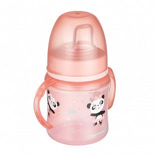 Поильник Canpol babies Easy Start EXOTIC ANIMALS с силиконовым носиком 6м+ 120 мл (35/207) pink