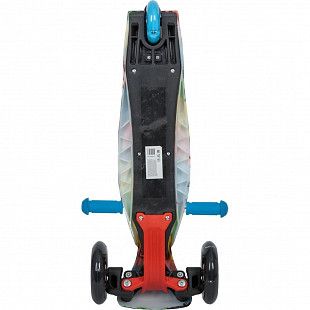 Самокат-кикборд Novatrack RainBow Start Graffiti 120.NRAINBOW.GBL20