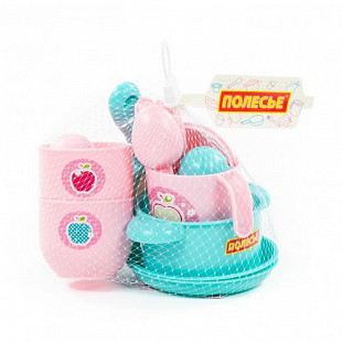 Набор детской посуды Полесье "Хозяюшка" на 2 персоны (V4) (18 элементов) 80127