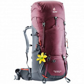 Рюкзак походный женский Deuter Aircontact Lite 60+10SL maron-graphite