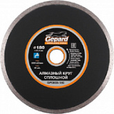 Алмазный круг Gepard 180х22 мм по керамике сплошной GP0803-180