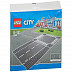 Конструктор LEGO City Перекресток и прямые рельсы 7280