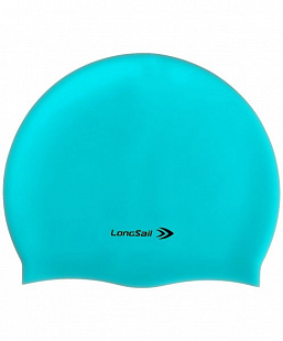 Шапочка для плавания LongSail силикон turquoise