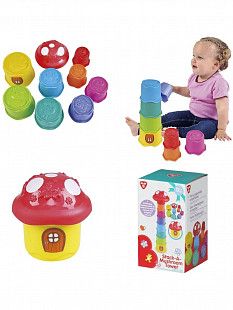 Развивающая пирамидка PlayGo Грибочек (2392)