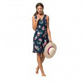 Платье женское Jack Wolfskin Wahia Tropical Dress midnight blue all over