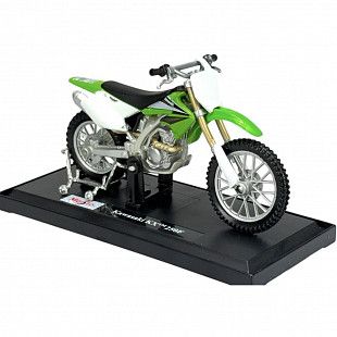 Масштабная модель мотоцикла Maisto 1:18 Kawasaki KX 250F 39300 (20-04045) Green