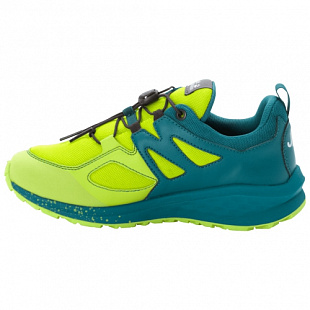 Водонепроницаемые кроссовки детские Jack Wolfskin Unleash 2 Speed Texapore Low K lime / dark green