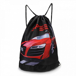 Мешок для обуви GRIZZLY OM-92-5 black/red