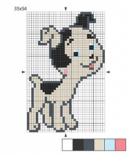 Набор для творчества Десятое Королевство Вышивка Котенок Гав Щенок 01424