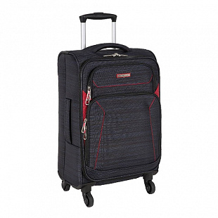 Чемодан малый Polar 19" 2-ой Р18А01 black