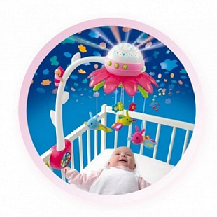 Мобиле Smoby на кроватку с проектором Цветок (211374) blue
