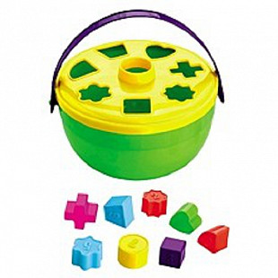 Развивающая игрушка Рыжий Кот Ведёрко сортер HC000060 
