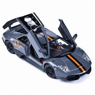Машинка Bburago 1:32 Murciélago LP 670-4 SV (18-43052) grey