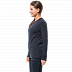 Футболка женская Jack Wolfskin Hollow Range Longsleeve Women night blue